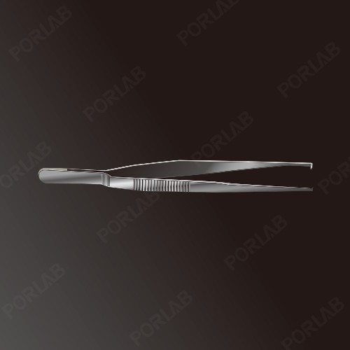TISSUE FORCEPS, WITH 1X2 TEETH, 140 MM