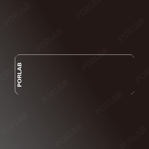 MICROSCOPE SLIDES PLAIN, GROUND EDGES, CORNER 45°, GLASS, 25X75 MM