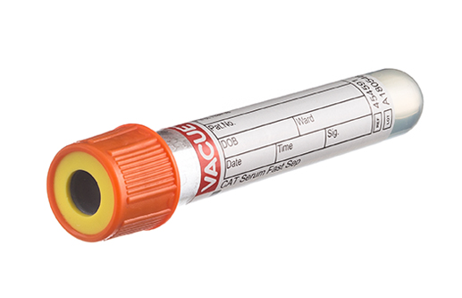 Vacuette CAT Serum Fast Separator, non-ridged cap, paper label, 3.5 ml