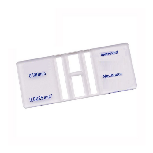 COUNTING CHAMBER SLIDES, NEUBAUER IMPROVED, REGULAR LINE GRAVING